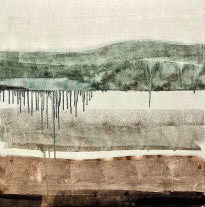 serie Lago 1 - a Paint Artowrk by Aude Calemard