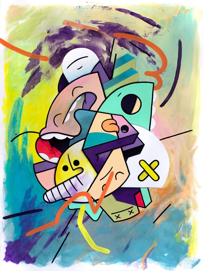 Littleworld 220405a (Turmoil Littleworlds) - a Paintings by Ironmould