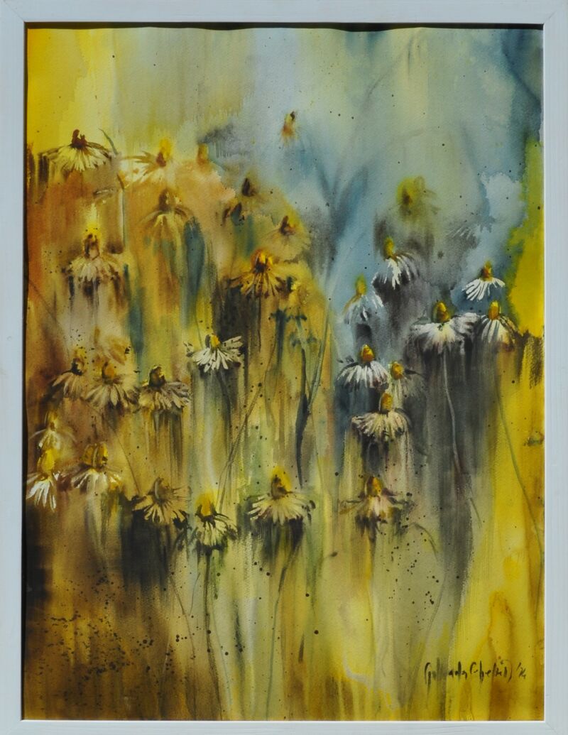 camomille di sera - a Paintings by Raffaela Cappelletto