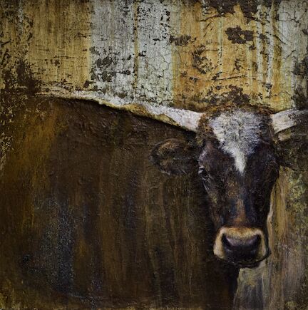 the longhorn - a Paint by Alexander Panov