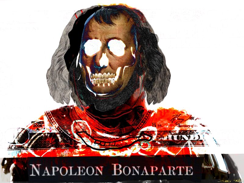 Napoleon Bonaparte - a Digital Art by Johannes Hoelderl