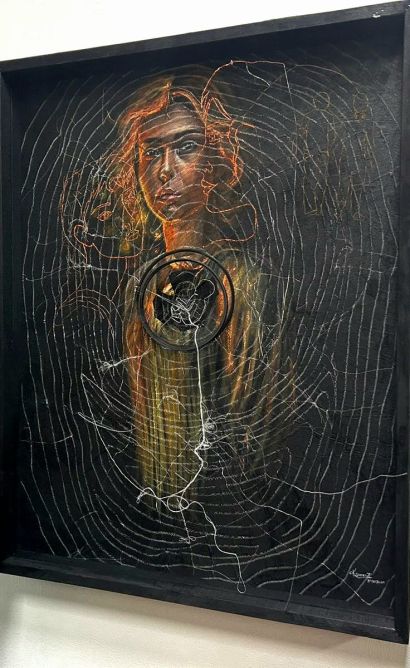 Los hilos de la vida - a Paintings Artwork by KSuazo