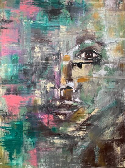 Enigma woman - A Paint Artwork by anastassia loukachevitch