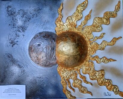 Eclissi  - A Paint Artwork by Elena  roberti 