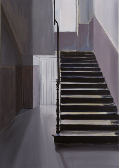 Stairwell - a Paint Artowrk by Judith Ansems