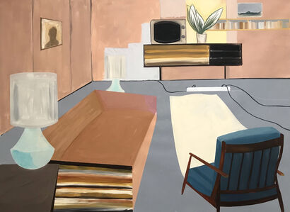 The living room - A Paint Artwork by roberta cavallari