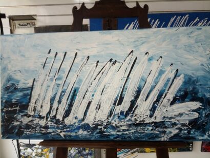 Regata barcolana - a Paint Artowrk by conte fulvio