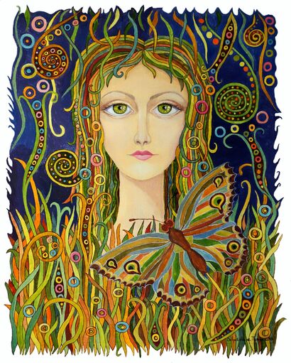 Grass Fairy - A Paint Artwork by Tanya Belaya