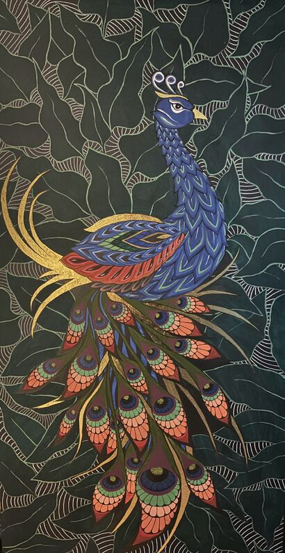 Peacock  - a Paint Artowrk by I not alias