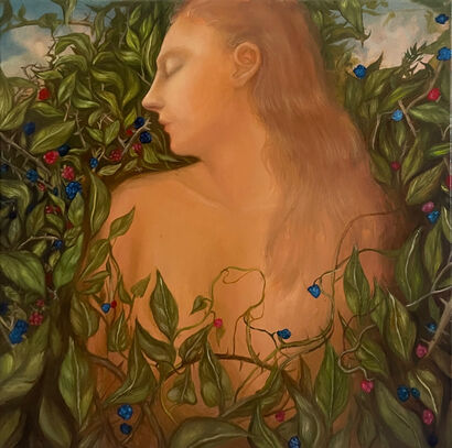 Trapped in the dream of the Dreamer - a Paint Artowrk by Alice Siega 