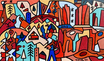 US NATIONAL PARK - a Paint Artowrk by FRANCESCO ARDIVEL