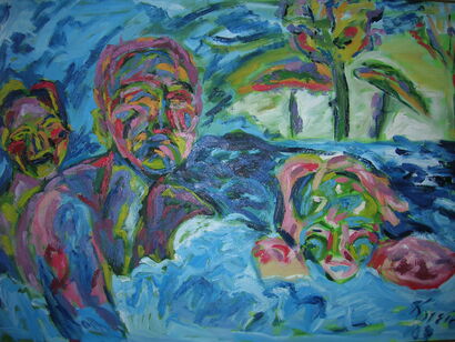 Silenziosi Insieme – La Coppia - a Paint Artowrk by Kıymet Dirican