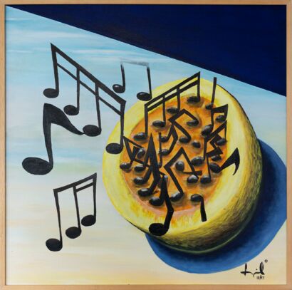 Maracujazz (Passion Fruit Jazz) - a Paint Artowrk by Sergil Sias