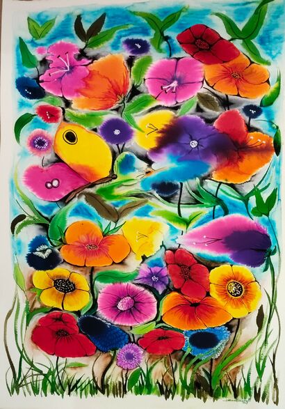 Agua y Alma  - a Paint Artowrk by Ivonne  Sánchez - Barea 