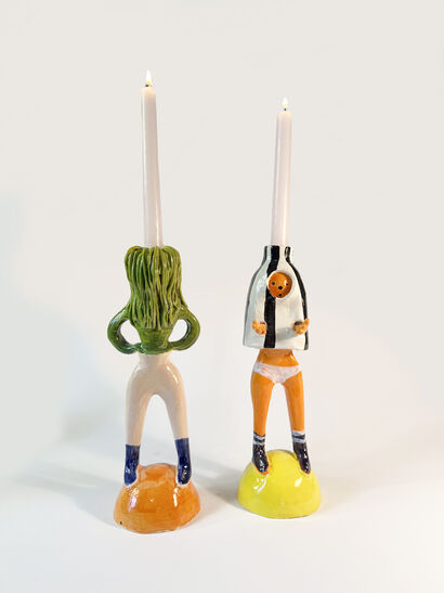 Donne illuminate_n°3_&_n°4 - a Art Design Artowrk by von Stromberg