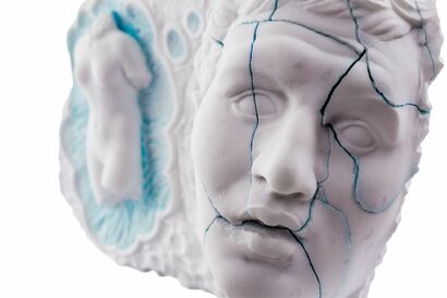 Why She Blue - A Sculpture & Installation Artwork by Michal Jackowski