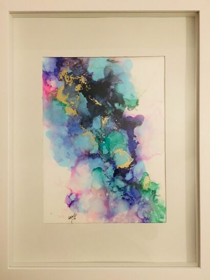 Color Dance - A Paint Artwork by Natalie  Schwarz