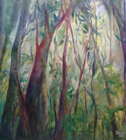 Bosques - A Paint Artwork by Maria Elena Begher