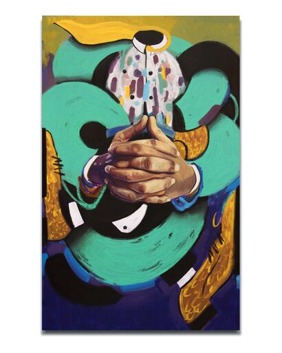 Contortionist CEO - a Paint Artowrk by Alejandro Giraldo