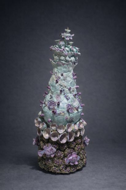 totem eclosion - a Sculpture & Installation Artwork by  LULINE 