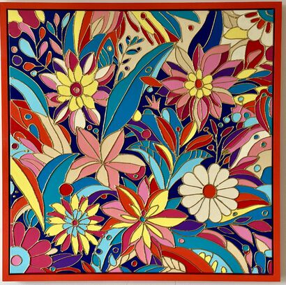 Blooming  - a Paint Artowrk by Femke  Verschoor