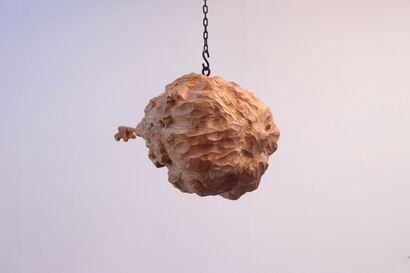 Asteroid - A Sculpture & Installation Artwork by Kazuki Nishinaga