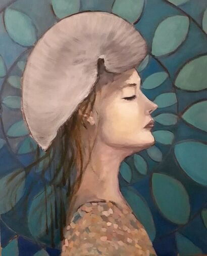 Sirena Blu - A Paint Artwork by giuseppe Aicolino