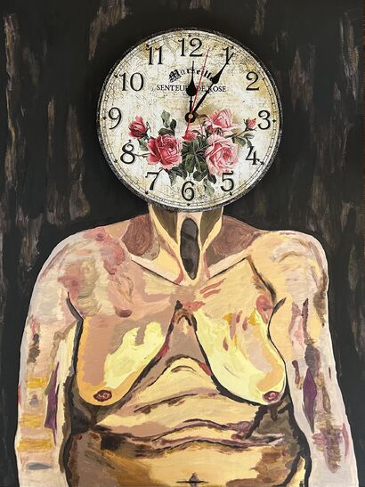 Il volto del tempo - a Sculpture & Installation Artowrk by risolatte
