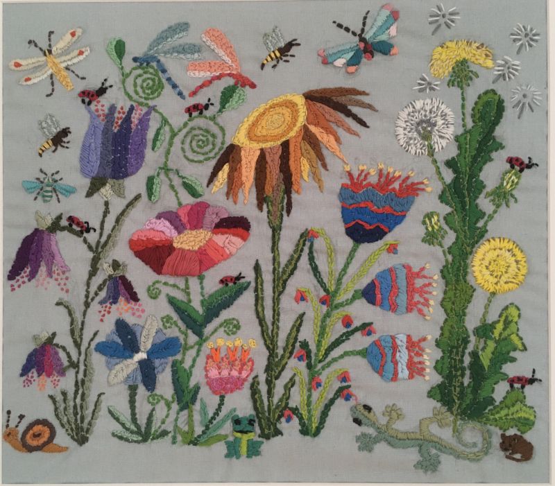 Flores - a Paintings by Stephanie Brucks - STICKART