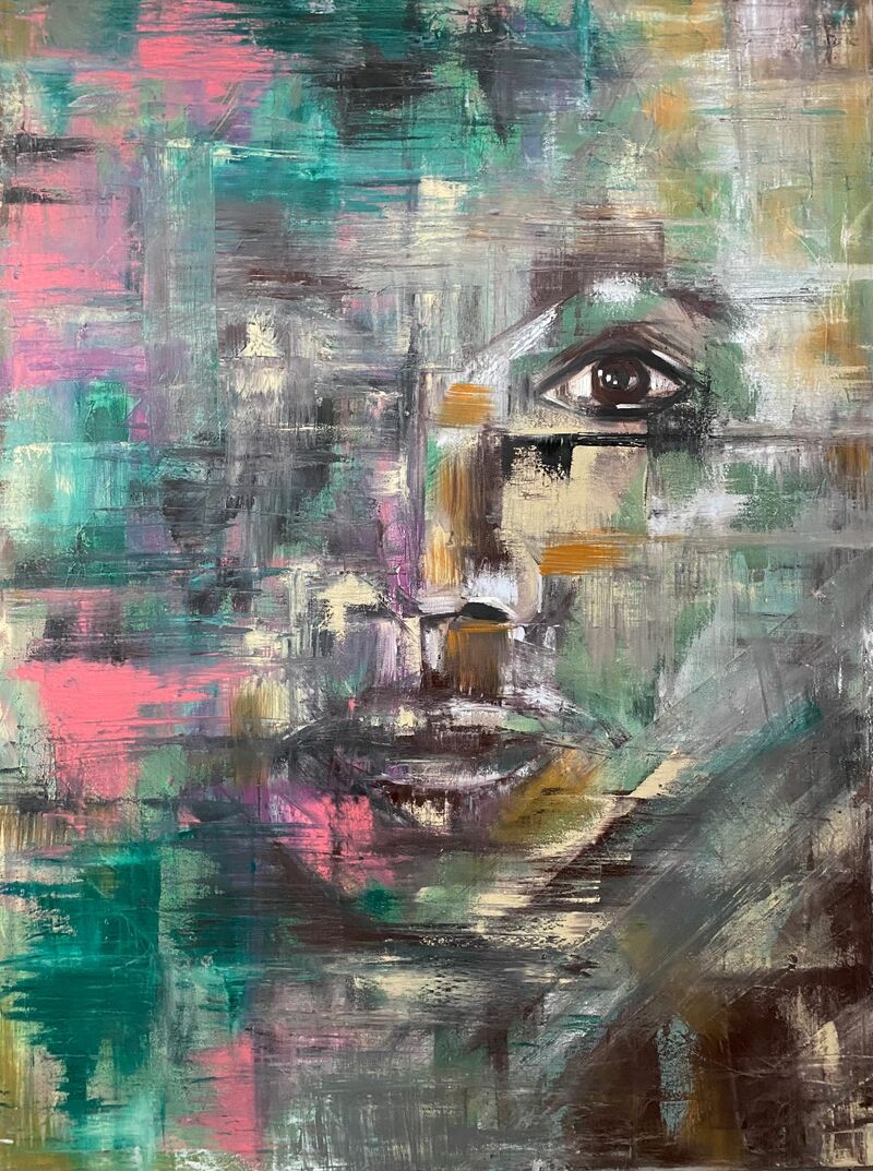 Enigma woman - a Paint by anastassia loukachevitch
