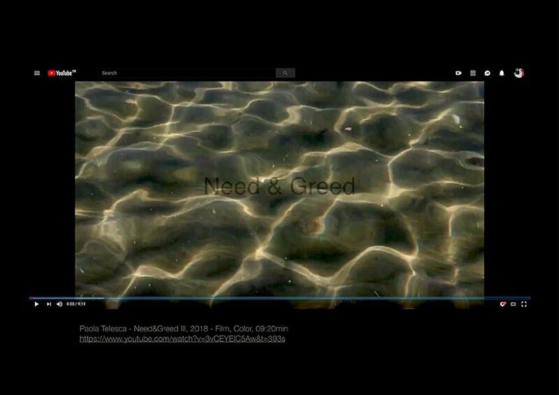 Need and Greed III - a Video Art by Paola Telesca