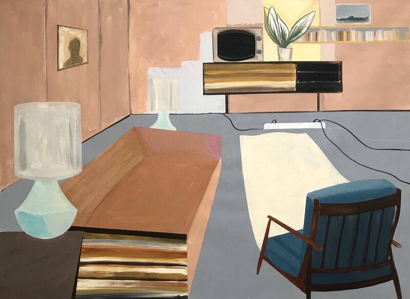 The living room - a Paint by roberta cavallari