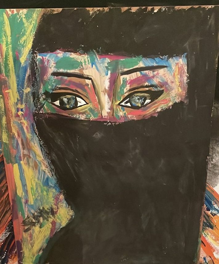La donna nera  - a Paint by sara piras