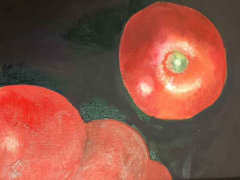 kitchenware/tomatos - a Paint by Elisabeth Dostert