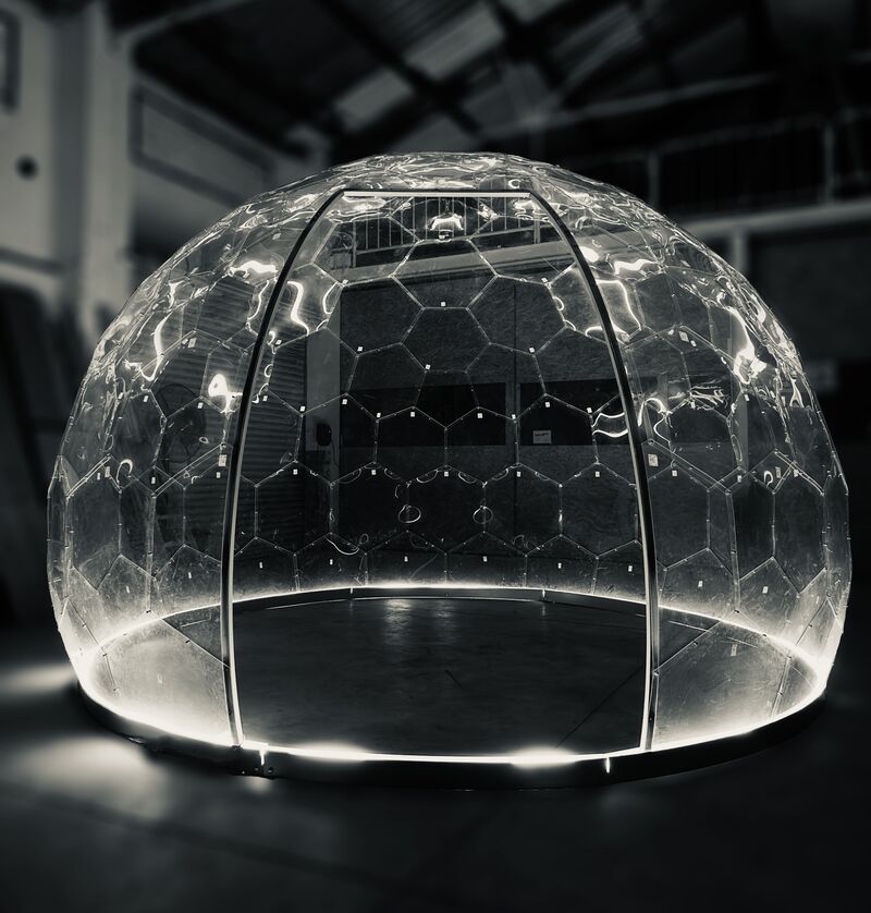 Ephemeral Echoes Dome - a Sculpture & Installation by Carol Bejarano