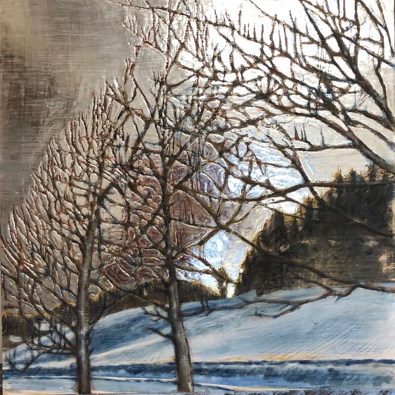 Ash-tree - a Paint by Maria  Birbamer Zott