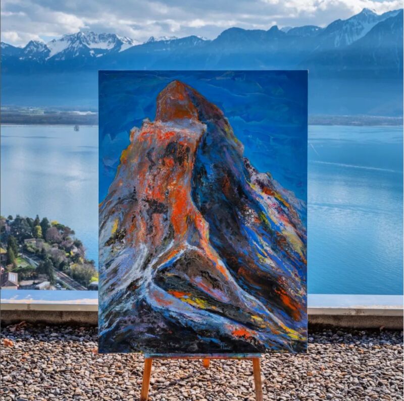 Alpine Symphony  - a Paint by Tretyakova Tatyana