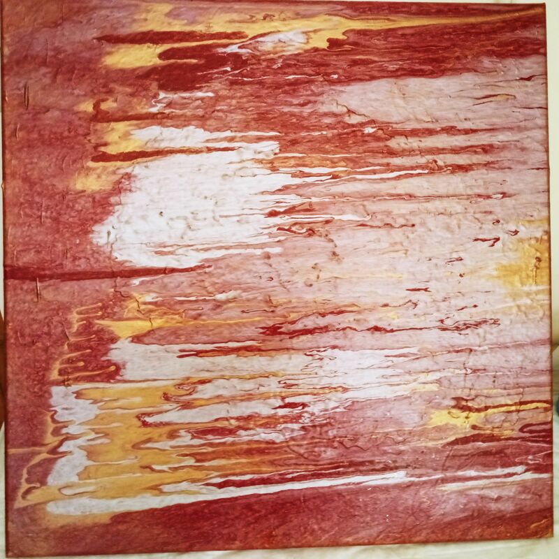 Red Magma - a Paint by Ale O. De Domenico