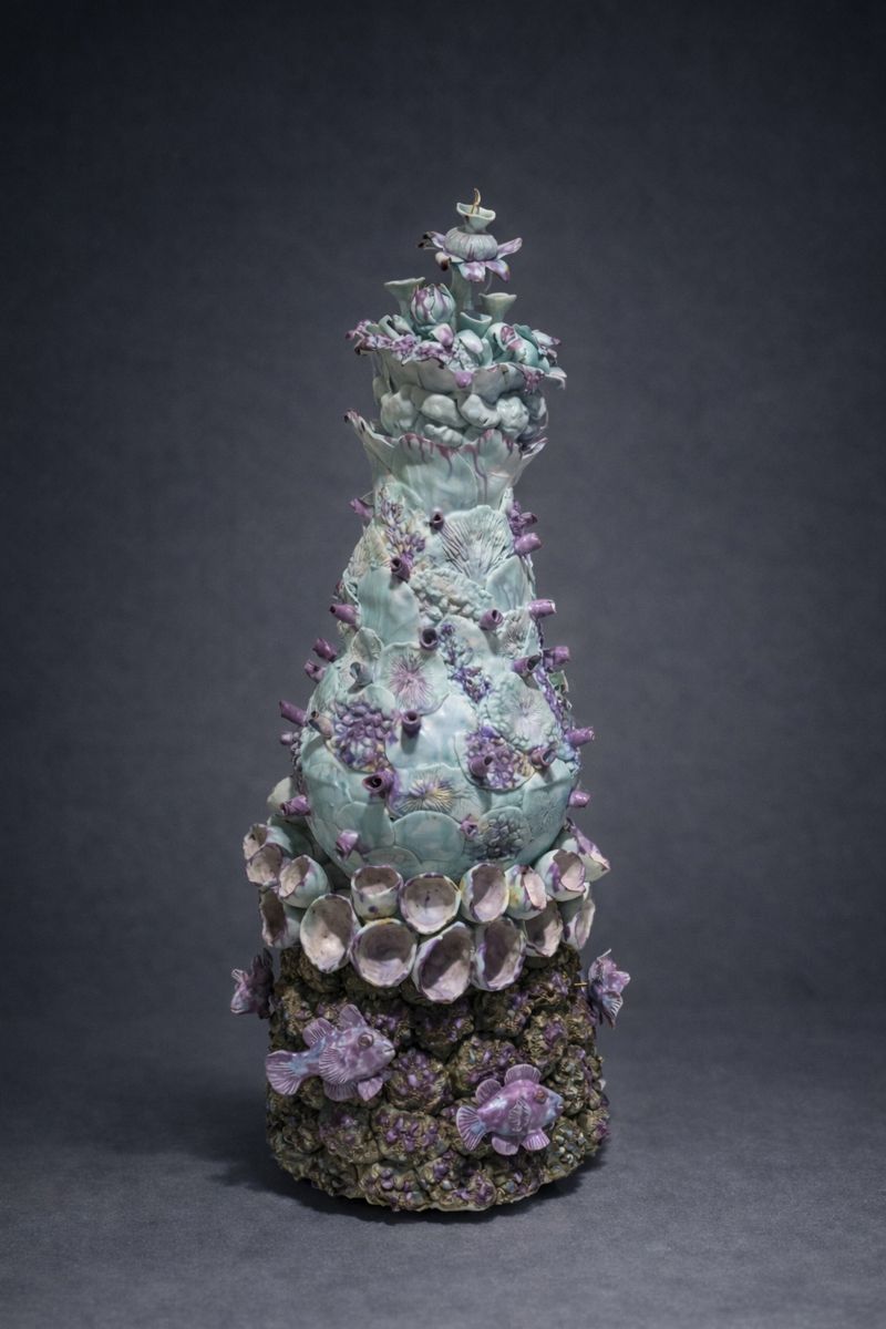 totem eclosion - a Sculpture & Installation by  LULINE 