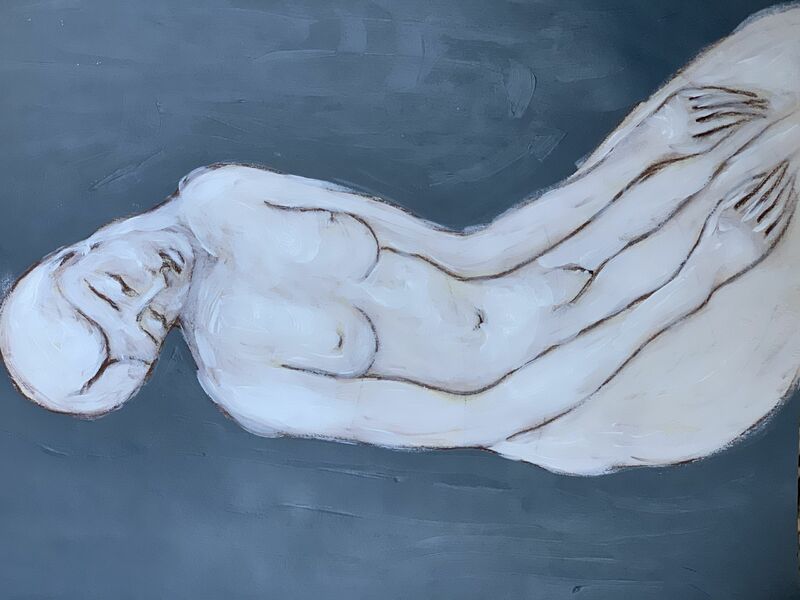 Donna nuda 2 - a Paint by Cinzia Romeo