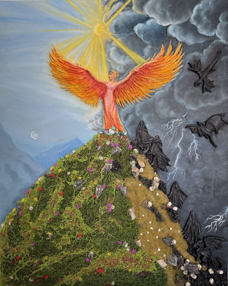 From Shadow into Light - a Paintings by Hilal Gülsen