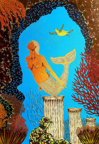 Sirena di Siracusa - a Paint Artowrk by ROSA LEONE