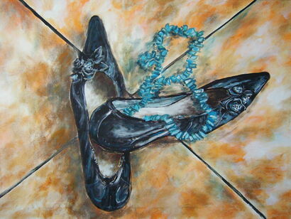 Scarpe a punta  - A Paint Artwork by Giovanna Mavilia
