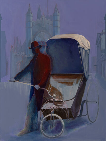 Last Chair - a Paint Artowrk by Ryszard  Sliwka