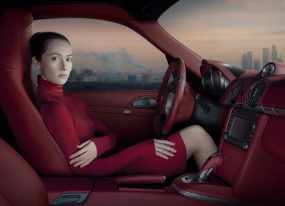 Red Moscow - A Photographic Art Artwork by Katerina Belkina