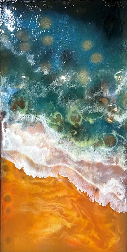ORANGE BEACH - a Paint Artowrk by Regina Maslem