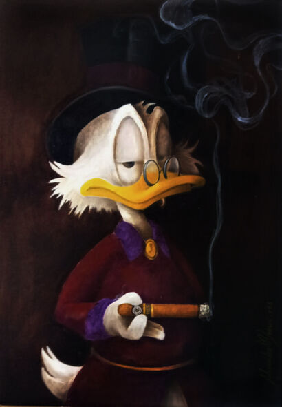 Scrooge McDuck 1935 - A Paint Artwork by Almar