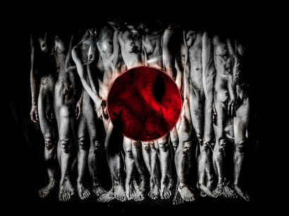 Human Body and Physiognomy - The Primordial Moon - A Photographic Art Artwork by MURAYAMA KAN