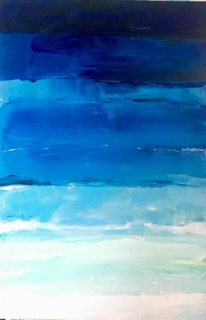 Sea Breath. Storm - a Paint Artowrk by Maria Potapenkova