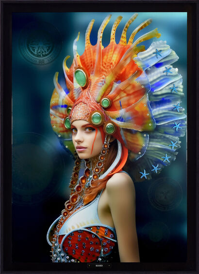 Mandi - a Digital Graphics and Cartoon Artowrk by Rudy DeBe